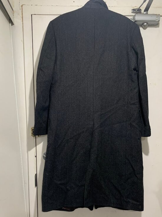 VINTAGE GARVEY'S MEN'S SHOP GENUINE WEST OF ENGLAND WOOL TRENCH COATS SIZE 42/L - Picture 3 of 15